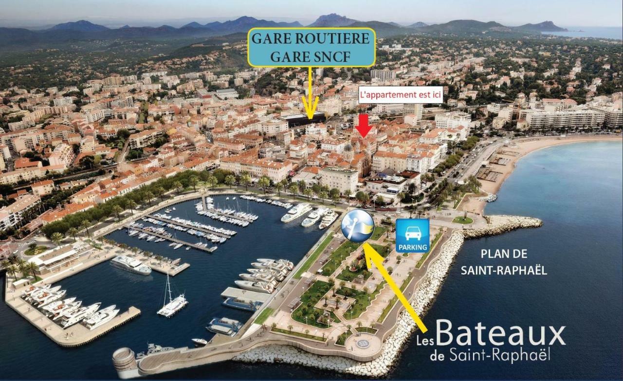F2 Balcon A 1Minute De La Plage Saint-Raphaël 외부 사진